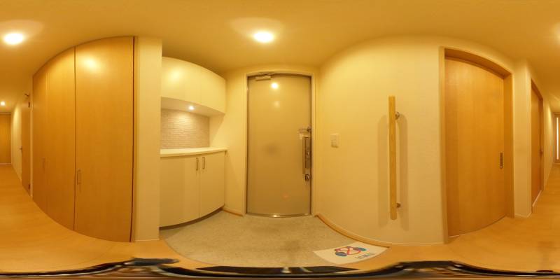 パノラマ画像玄関