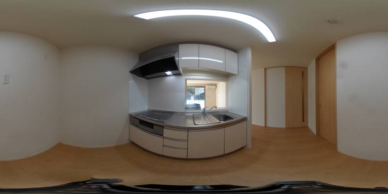 パノラマ画像キッチン