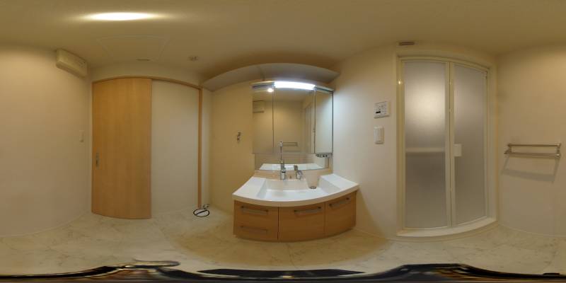 パノラマ画像洗面所