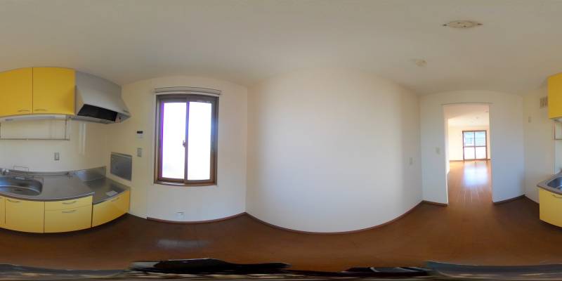 パノラマ画像キッチン