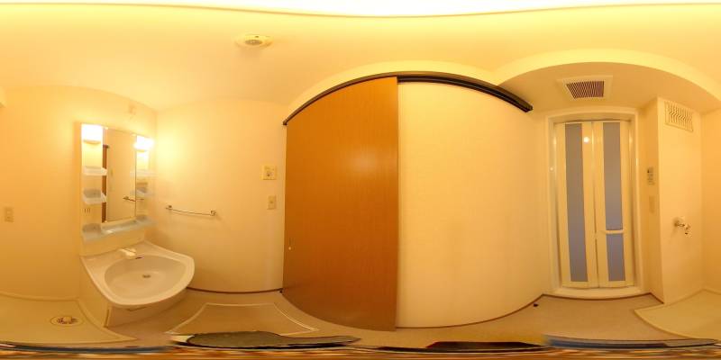 パノラマ画像洗面所