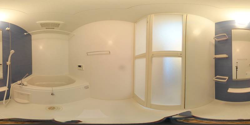 パノラマ画像バスルーム