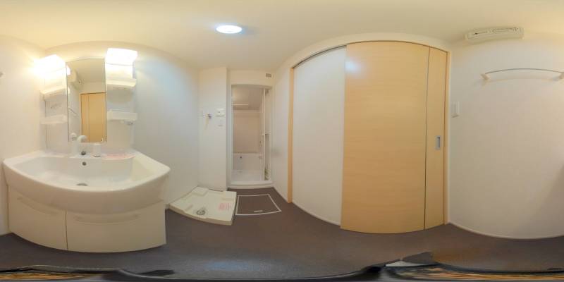 パノラマ画像洗面所