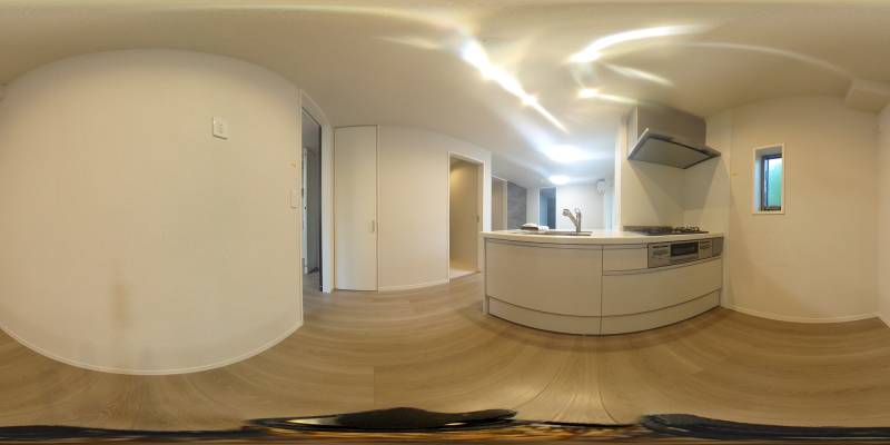 パノラマ画像キッチン