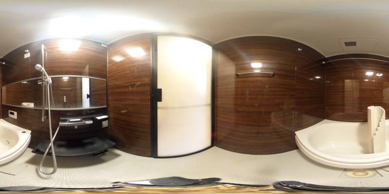 パノラマ画像バスルーム