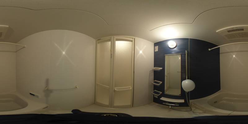 パノラマ画像バスルーム