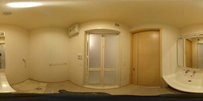 パノラマ画像洗面所
