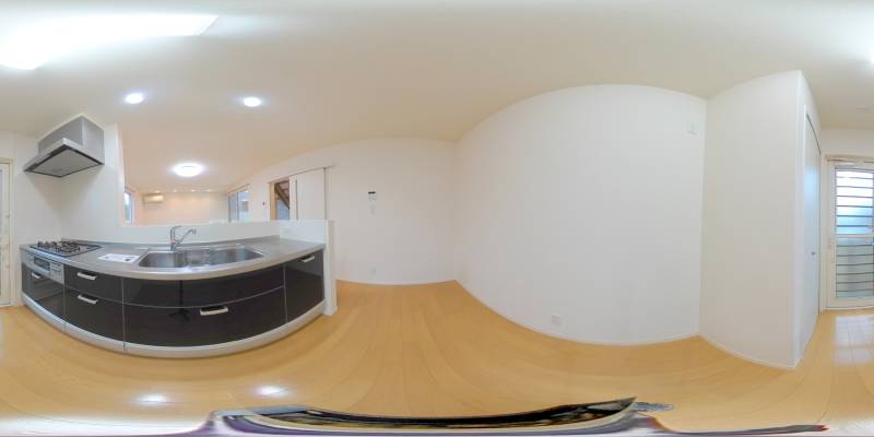 パノラマ画像キッチン