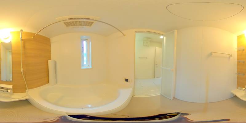 パノラマ画像バスルーム