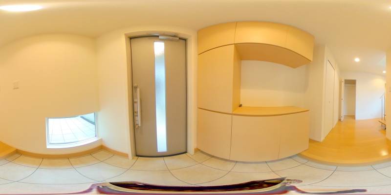 パノラマ画像玄関