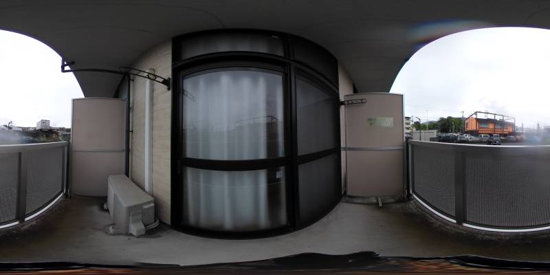 パノラマ画像バルコニー