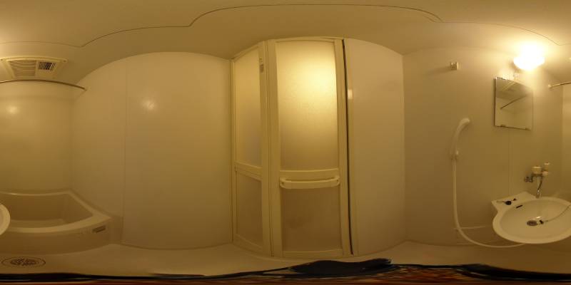 パノラマ画像バスルーム