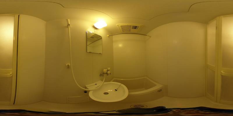 パノラマ画像バスルーム