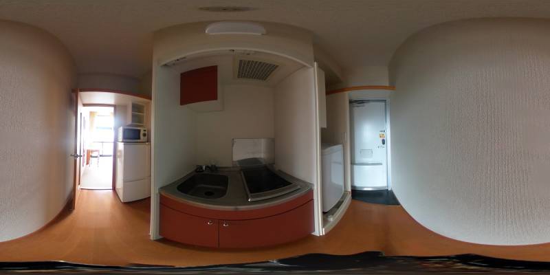 パノラマ画像キッチン
