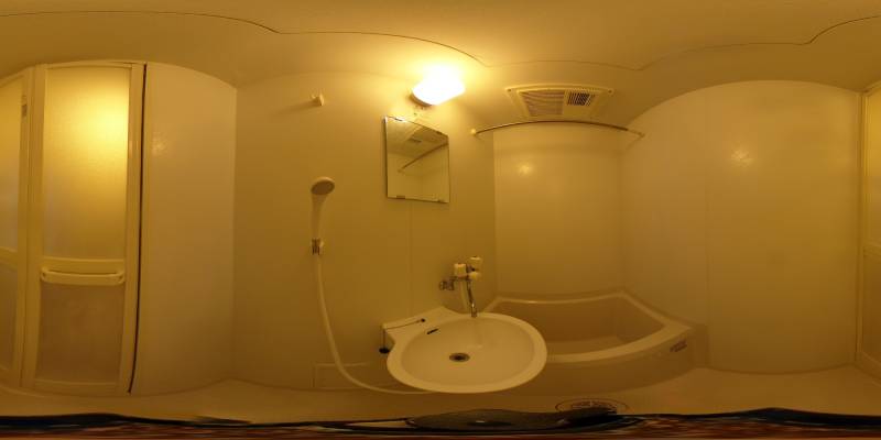 パノラマ画像バスルーム