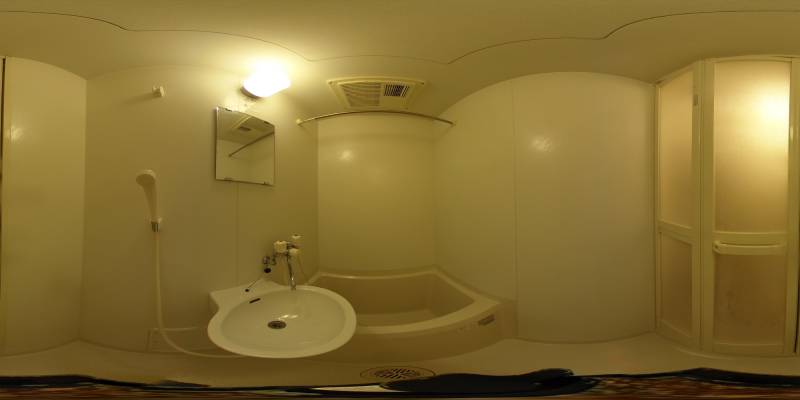 パノラマ画像バスルーム