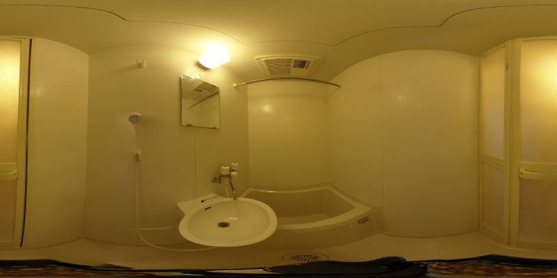 パノラマ画像バスルーム