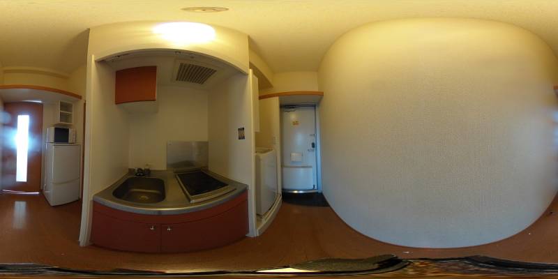 パノラマ画像キッチン