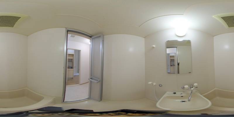 パノラマ画像バスルーム