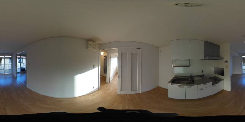 パノラマ画像キッチン