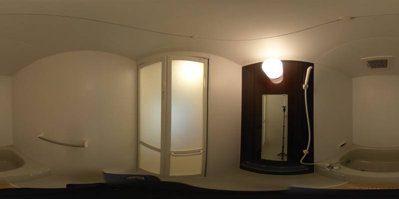 パノラマ画像バスルーム