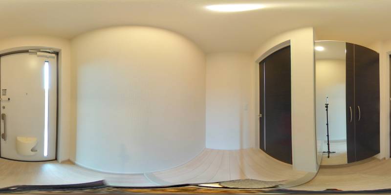 パノラマ画像玄関