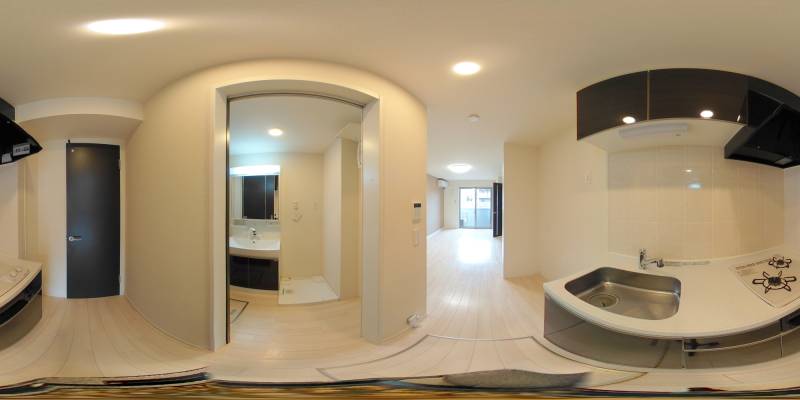 パノラマ画像キッチン