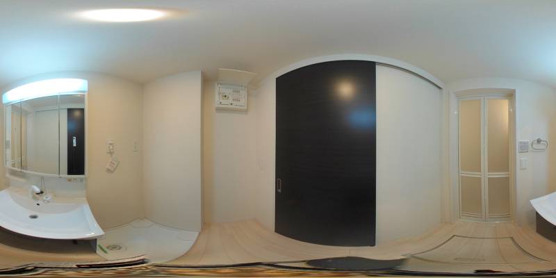 パノラマ画像洗面所