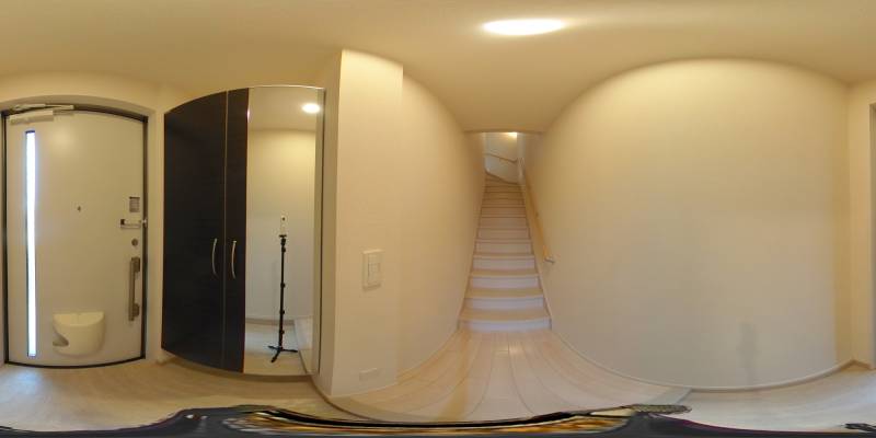 パノラマ画像玄関