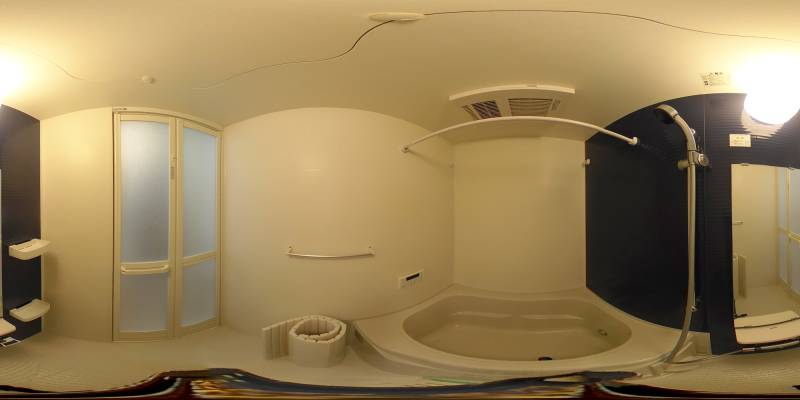 パノラマ画像バスルーム