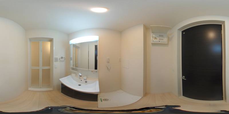 パノラマ画像洗面所