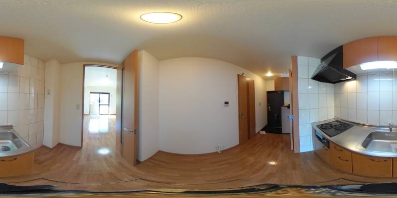 パノラマ画像キッチン