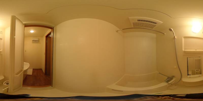 パノラマ画像バスルーム