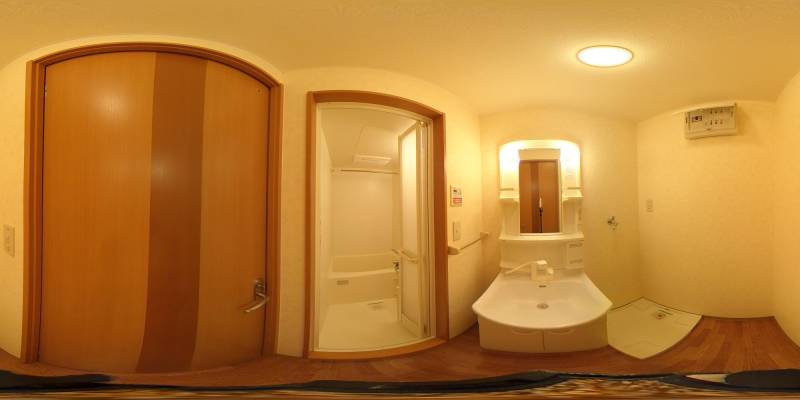 パノラマ画像洗面所