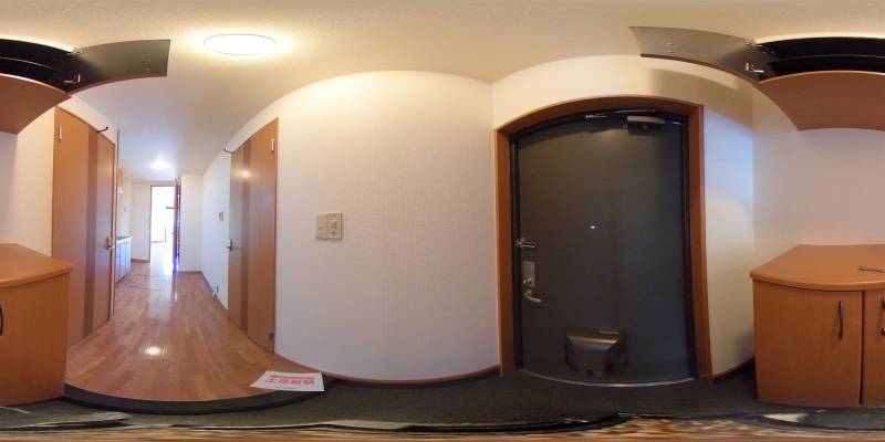 パノラマ画像玄関