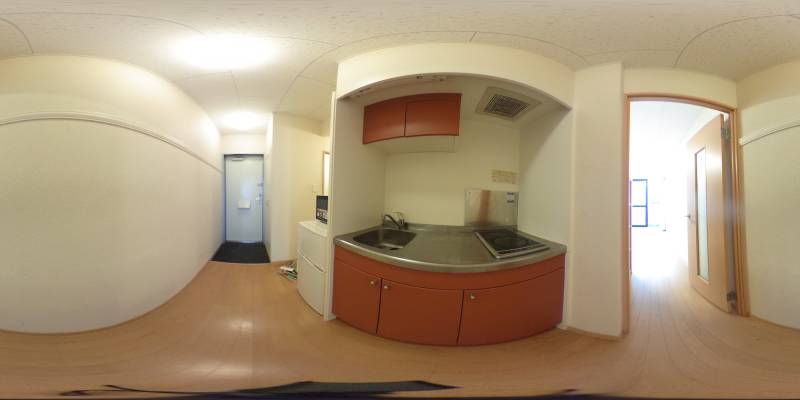 パノラマ画像キッチン