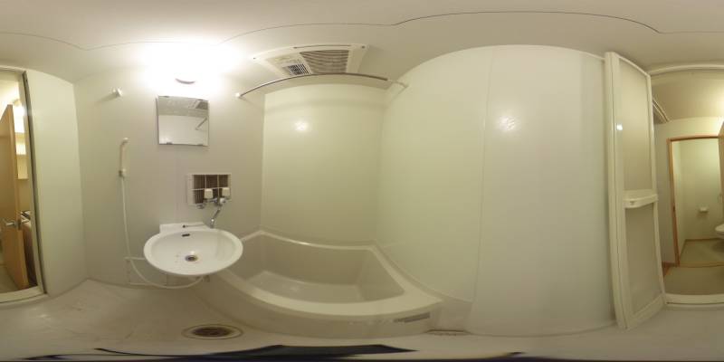 パノラマ画像バスルーム