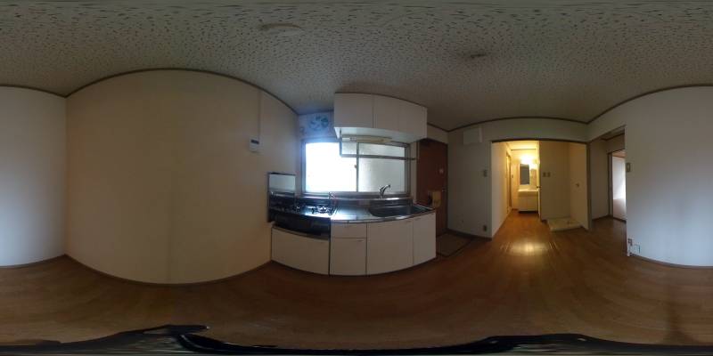 パノラマ画像キッチン