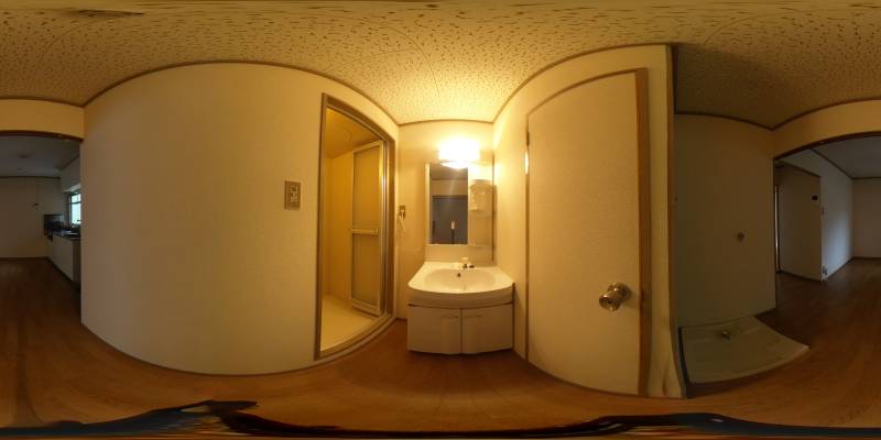 パノラマ画像洗面所