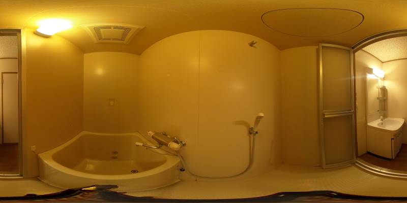 パノラマ画像バスルーム