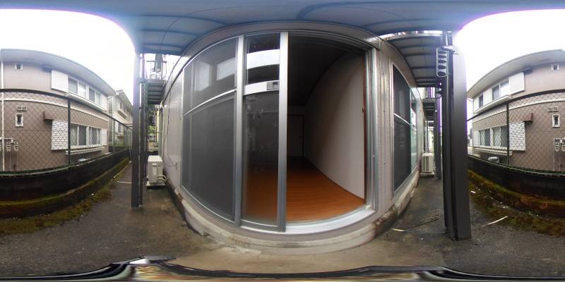 パノラマ画像バルコニー