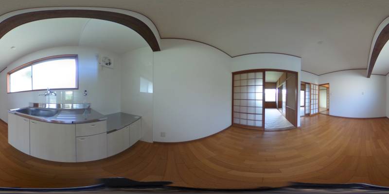パノラマ画像キッチン
