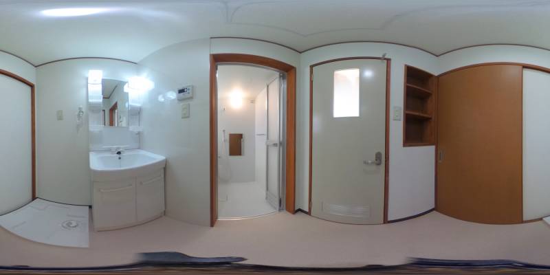 パノラマ画像洗面所