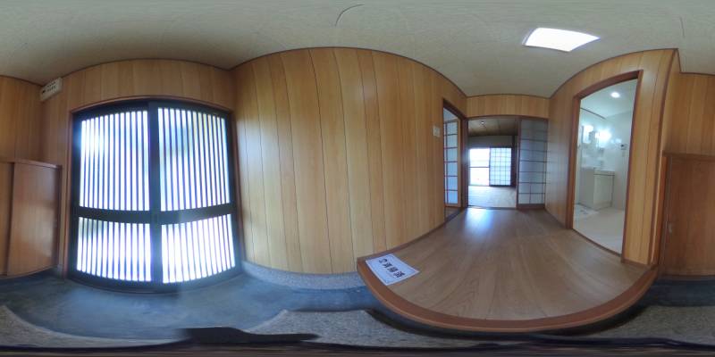 パノラマ画像玄関