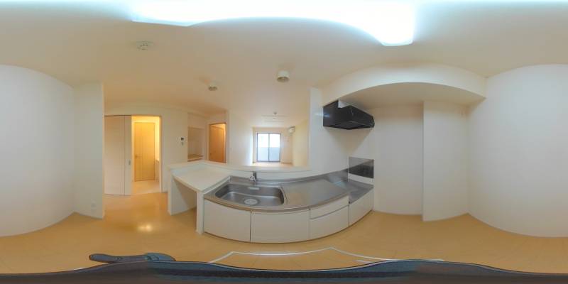 パノラマ画像キッチン