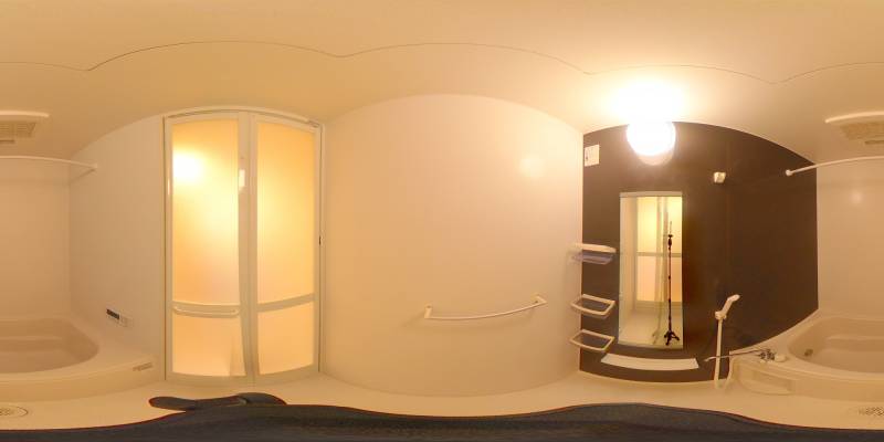 パノラマ画像バスルーム