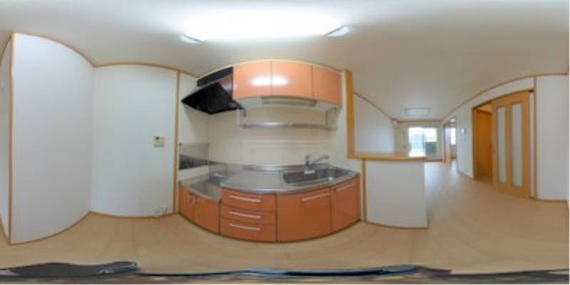 パノラマ画像キッチン