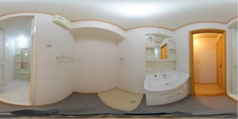 パノラマ画像洗面所