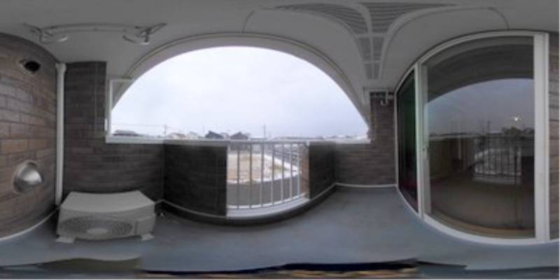 パノラマ画像バルコニー