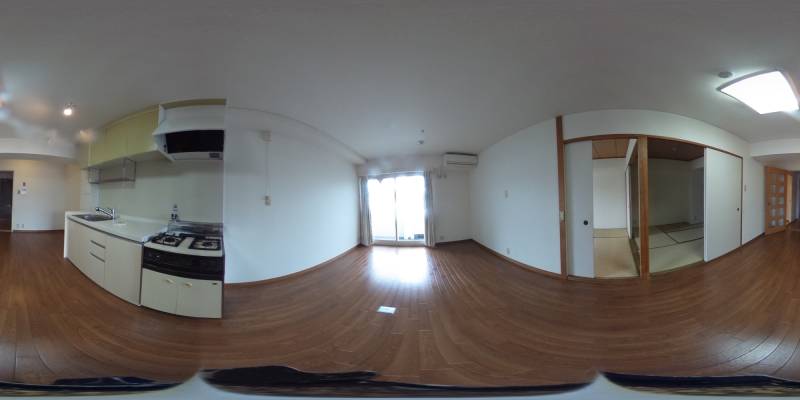 パノラマ画像リビング